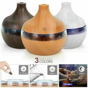 7 Color LED Ultrasonic Room Humidifier Aroma Essential Oil Diffuser Air Purifier